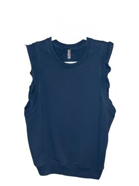 Free People Movement Flutter Tank Navy XS
